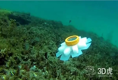 3D打印水母机器人用于监控脆弱的珊瑚礁