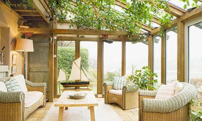 阳光房与花园的搭配效果如何？