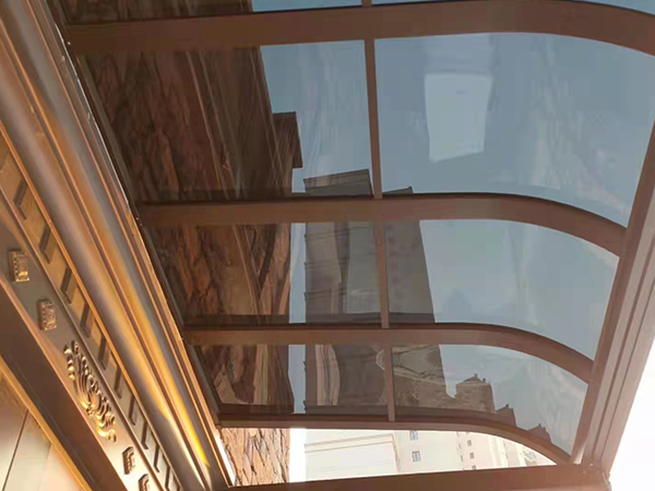 铝包木门窗雨棚