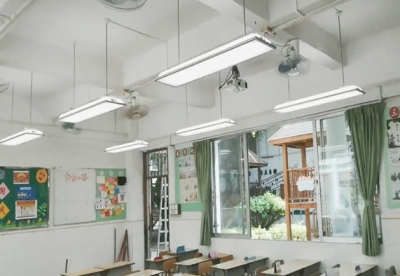教室灯安装效果图7