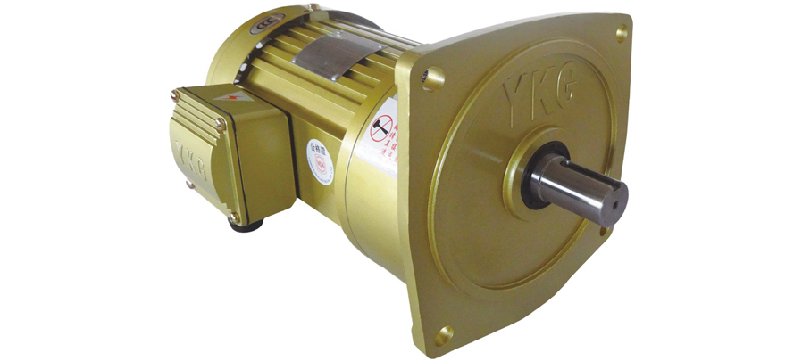 Vertical single-phase geared motor