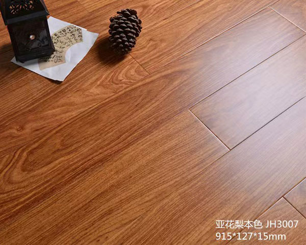 亚花梨本色复合实木地板插图1