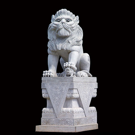 洛阳动物石雕石狮子