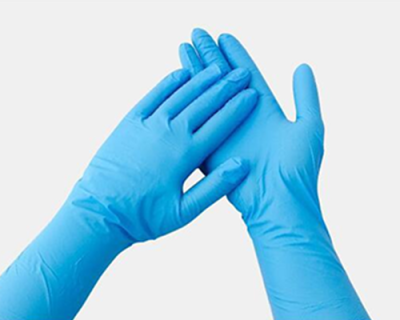 Carboxyl nitrile latex medical examination gloves PYLX-201