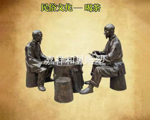 海南仿铜民俗文化雕塑