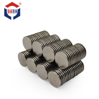 现货供应钕铁硼圆形强磁铁201.5圆片包装磁石N40镀镍 强力磁铁片