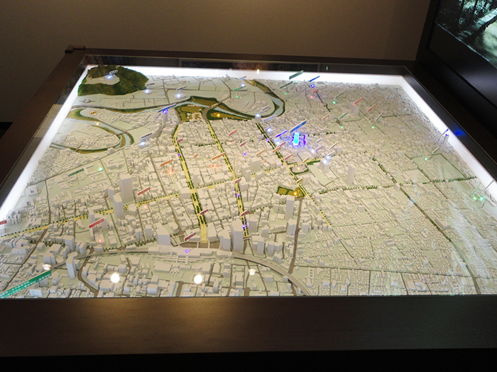 北京城市规划沙盘模型