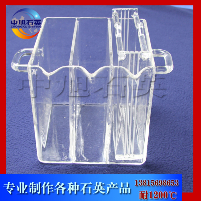 浙江石英玻璃 石英方缸 透明耐高温 反应槽 玻璃反应釜 定做加工
