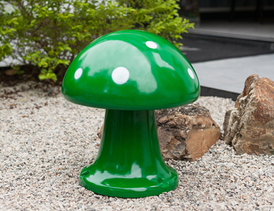 户外仿真绿色蘑菇