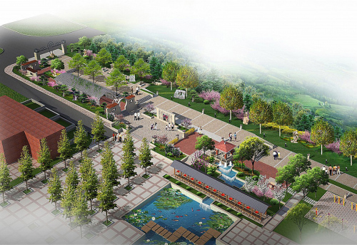 城建学校景观设计